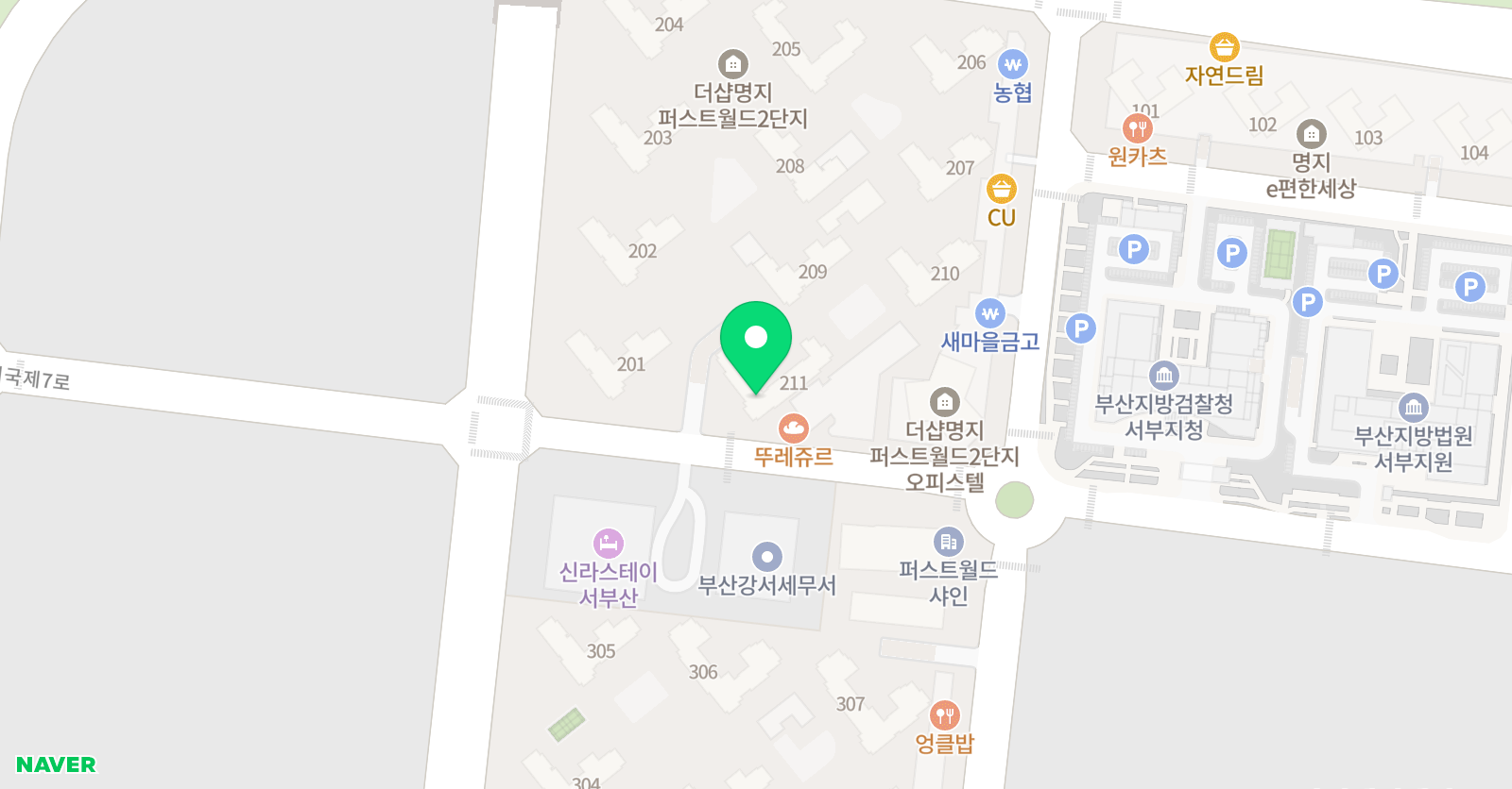 기탄 사고력교실 명지포스코2단지점 위치