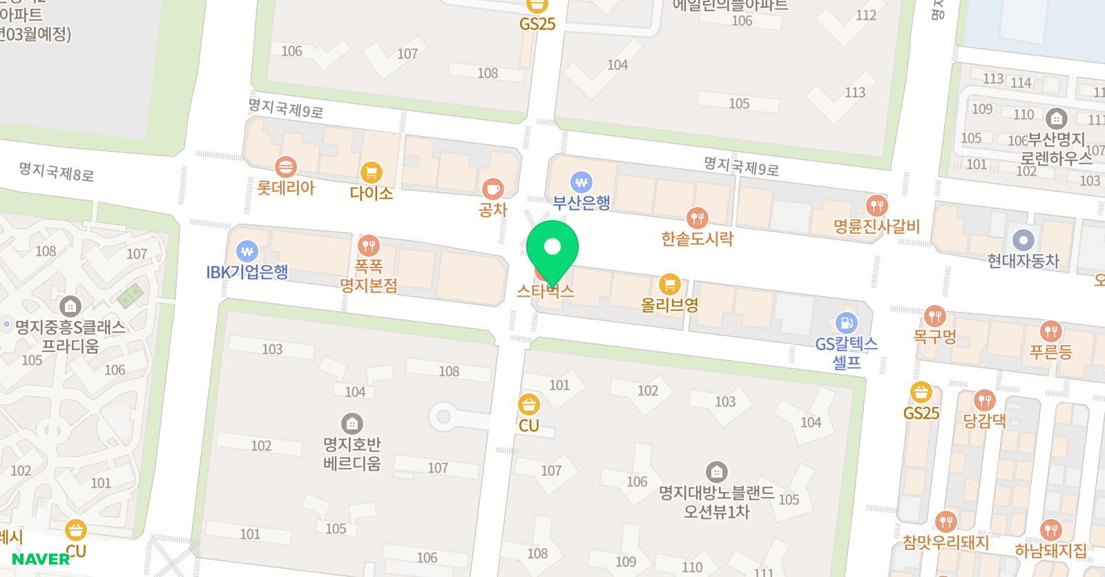 엠디 수학과학학원 위치