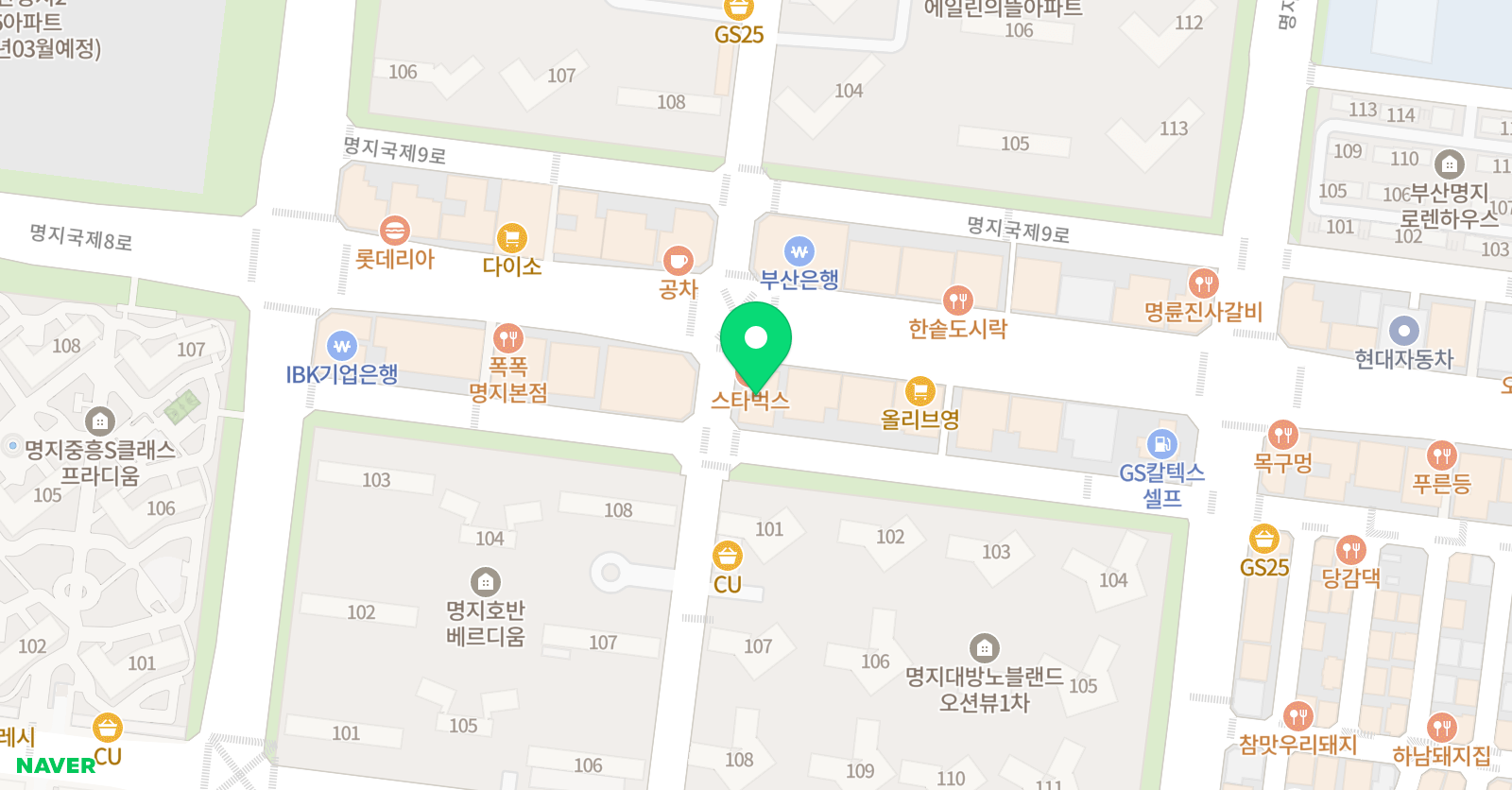 명지 루브르미술학원 위치