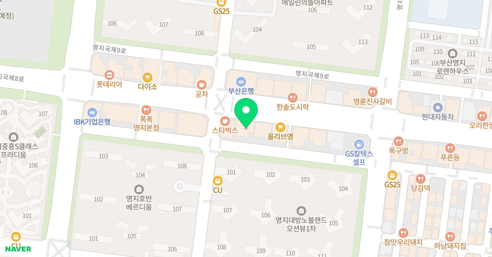 더뮤즈음악학원 위치