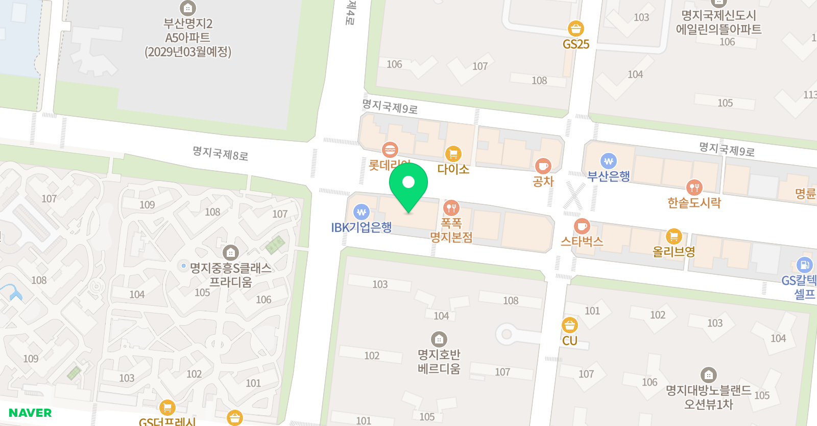 스카이코어 위치