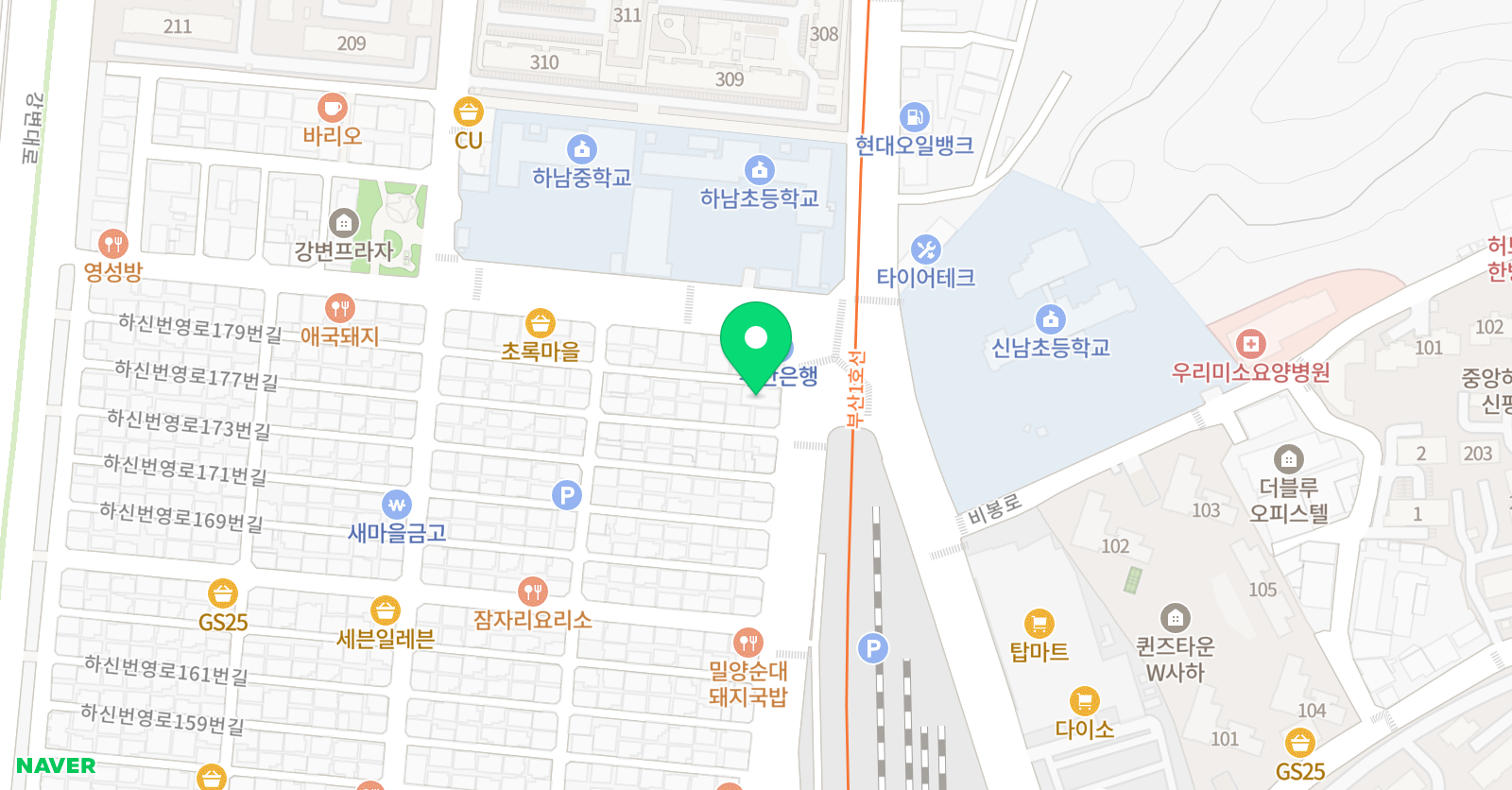 엠베스트SE 하남점 위치
