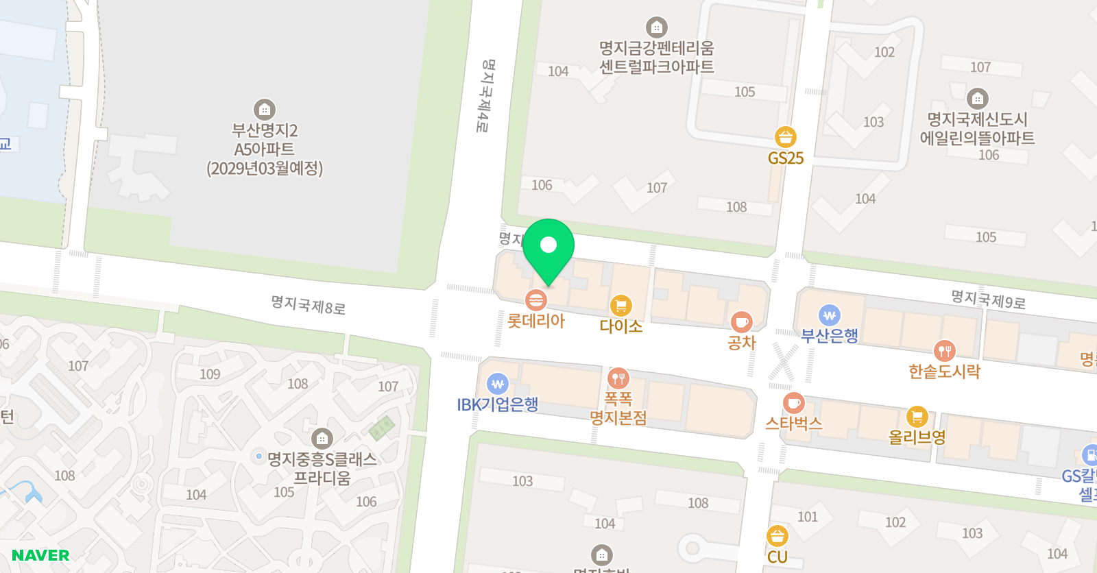 우드영어학원 위치