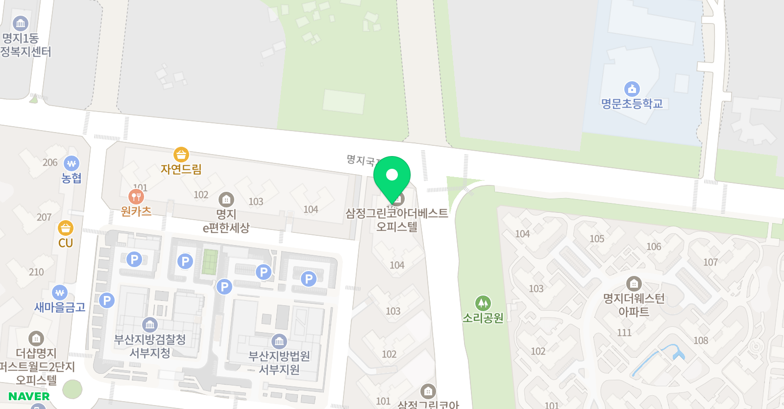 미라클 영어학원 위치