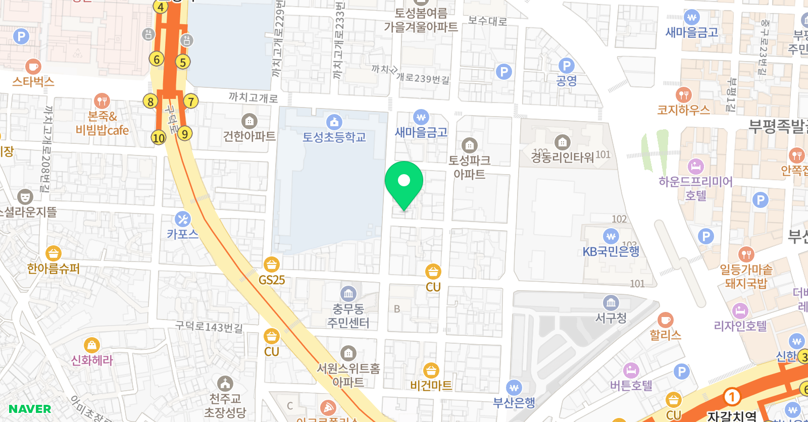 소리엘 음악교습소 위치