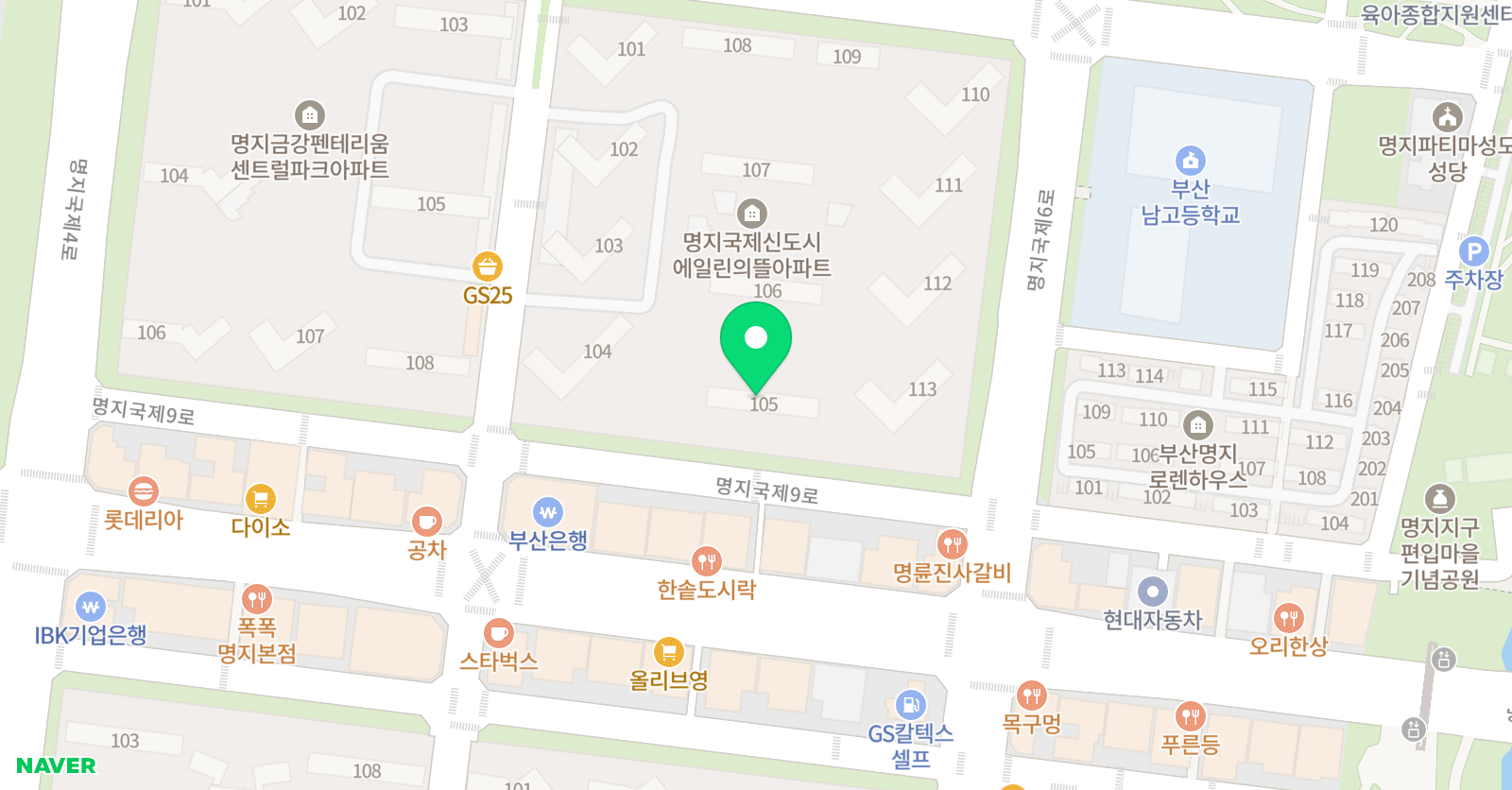 JM정 수학교실 위치