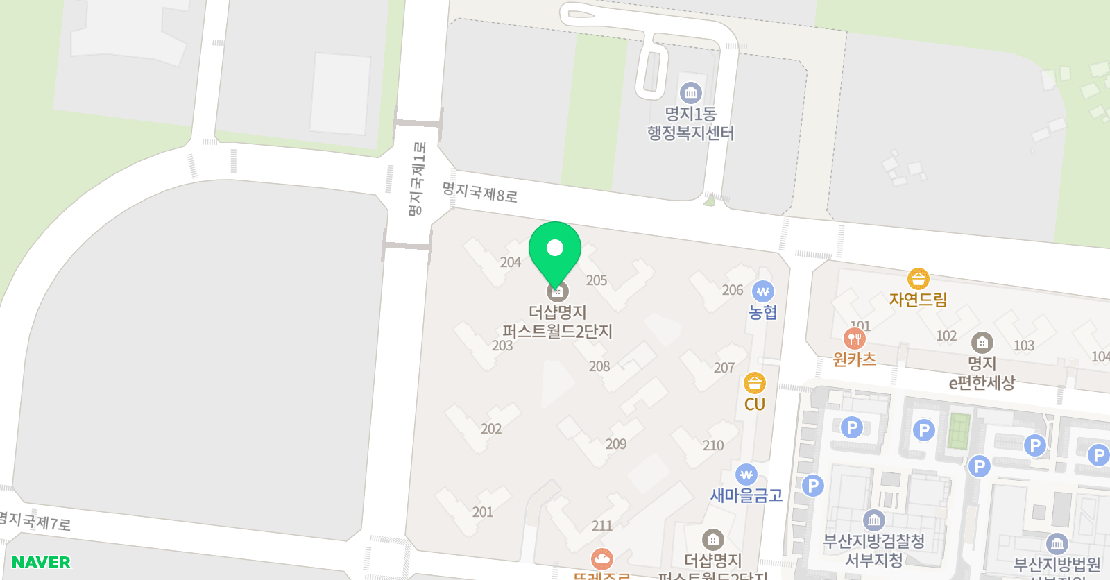 잉글리시아이 명지명문초점 위치