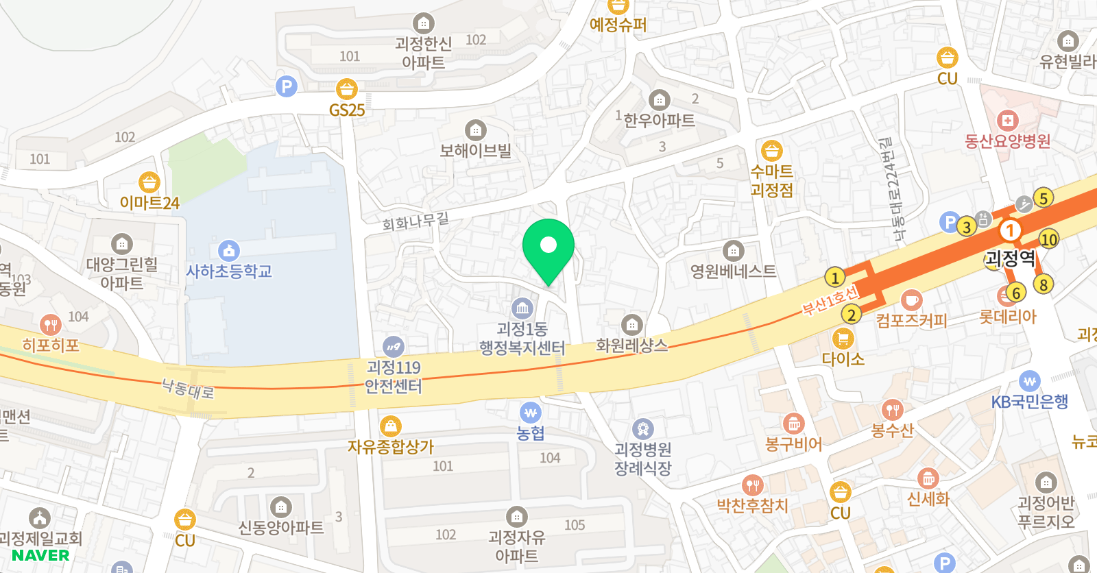 그림이좋다 미술학원 위치