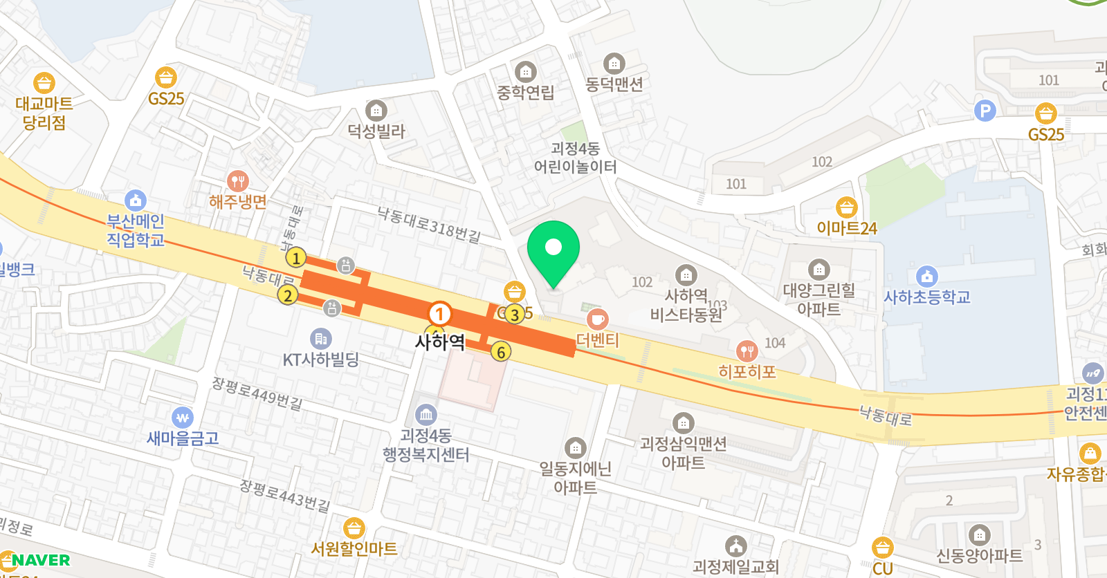 포레스트뮤직 음악교습소 위치