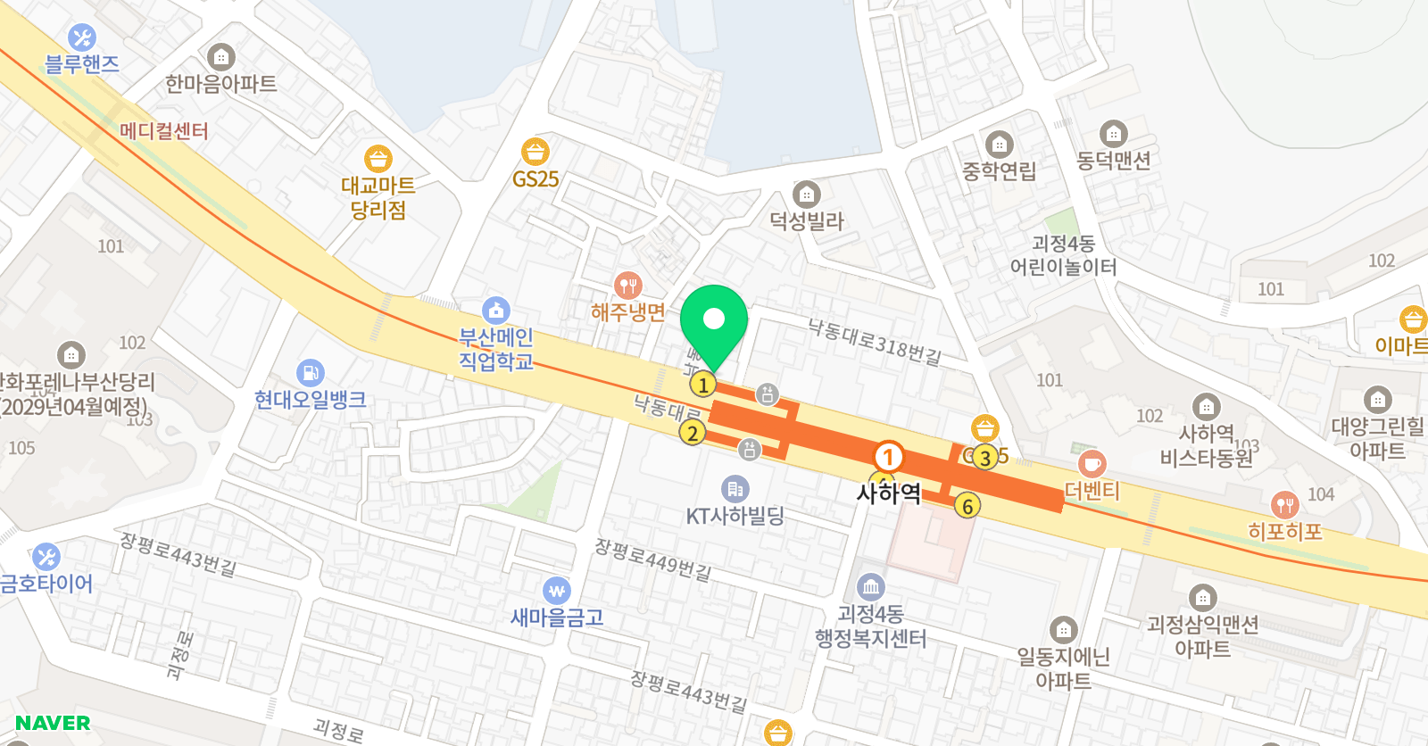 매스론 사하학원 위치