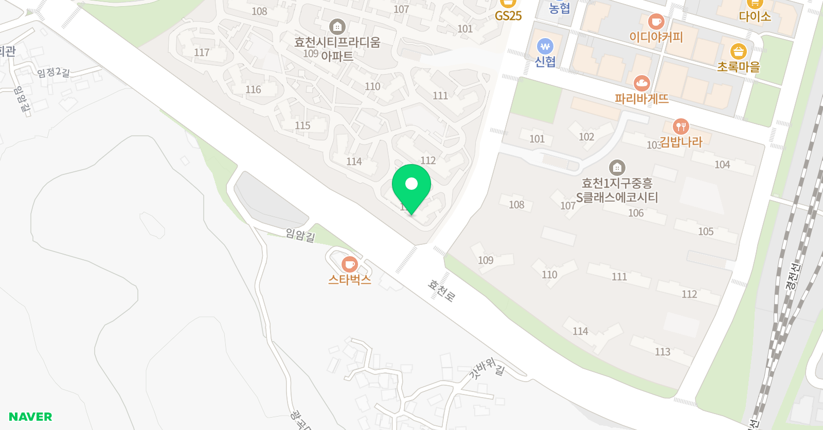 킴스 잉글리시 505 위치