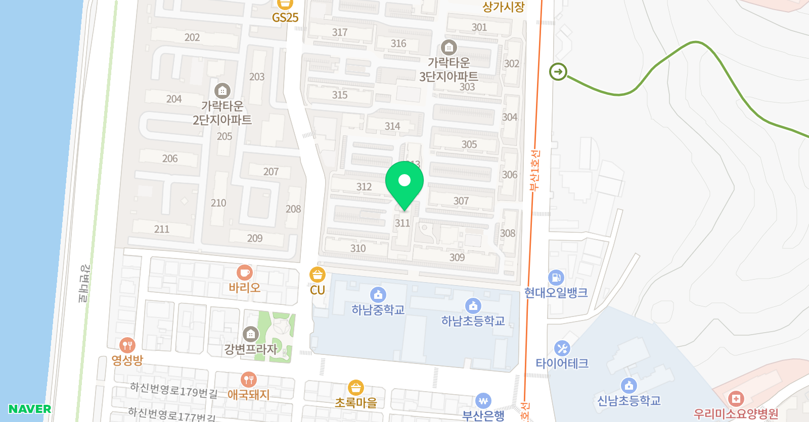 하단 공부방 위치