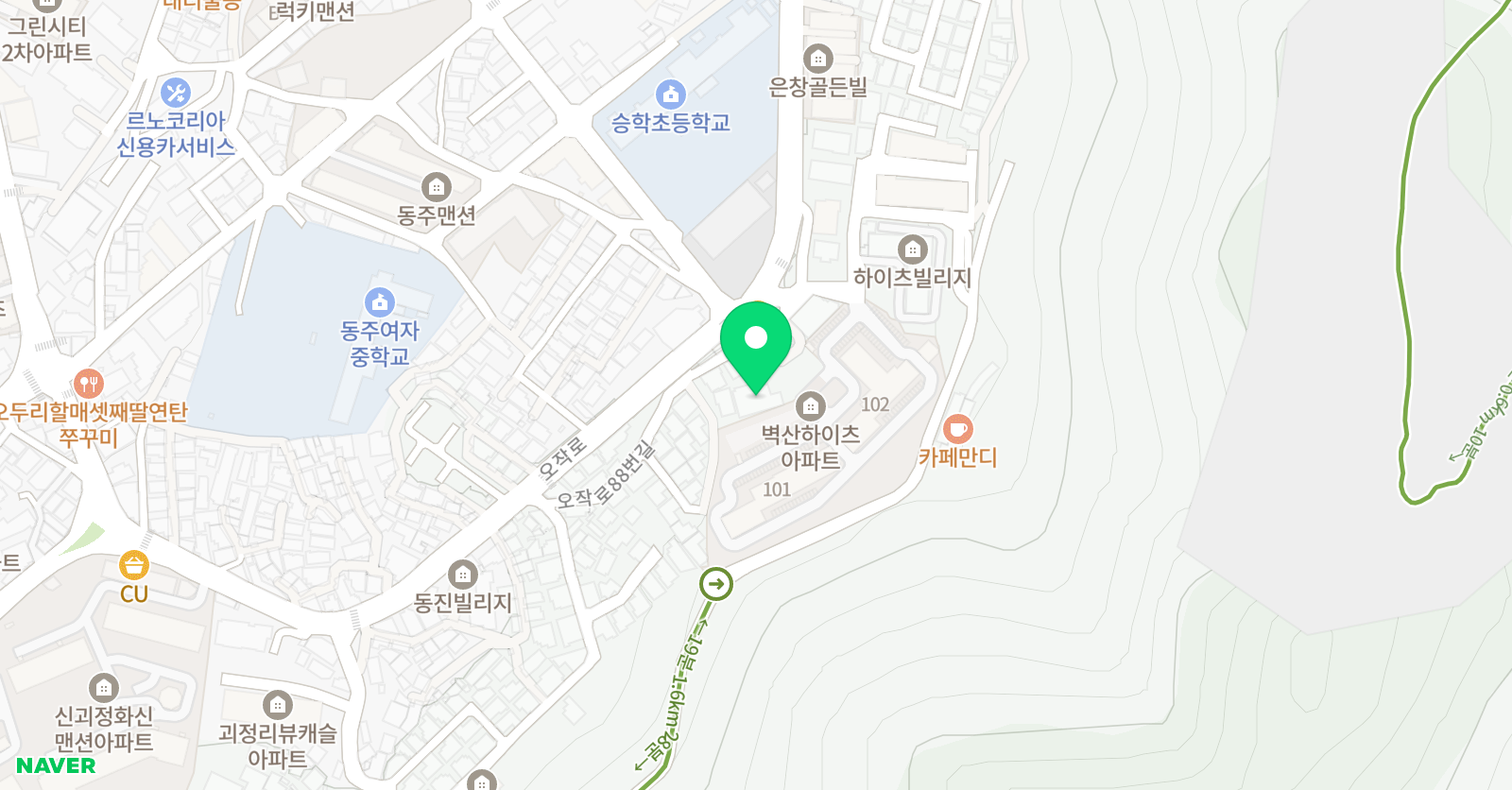 기탄 사고력교실 JS 아카데미점 위치