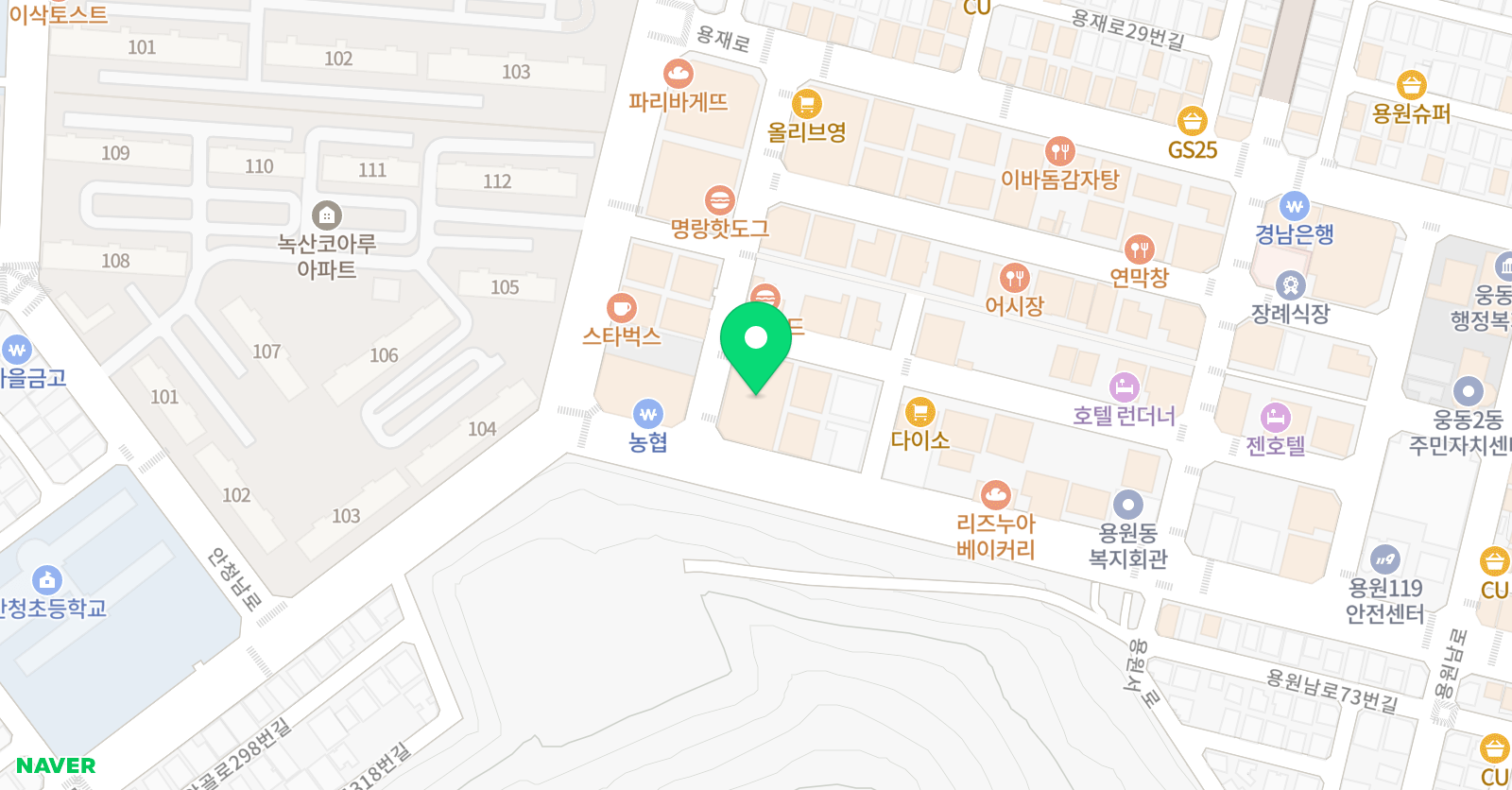 워싱턴 영어학원 위치