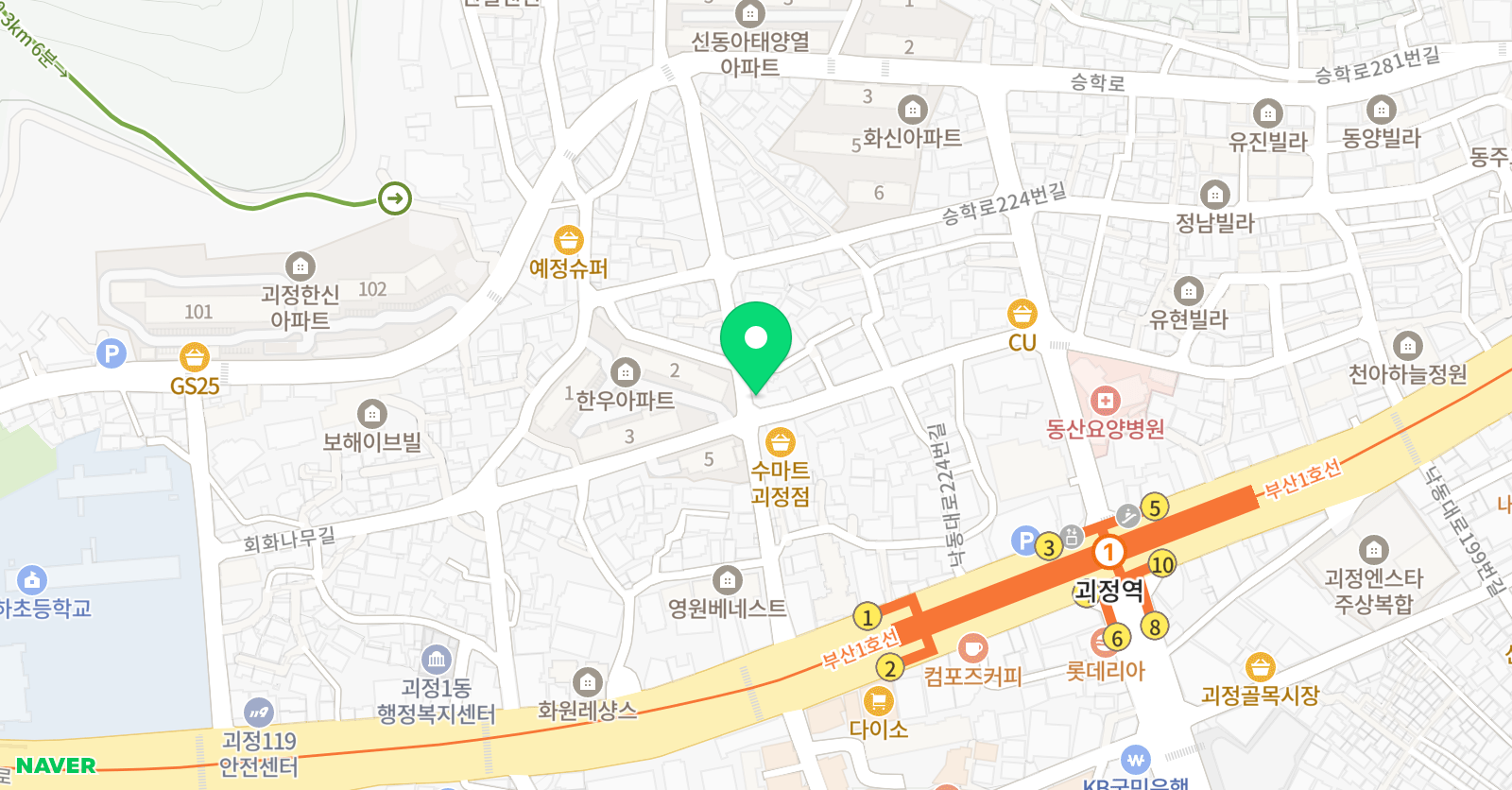 까미 영어 위치