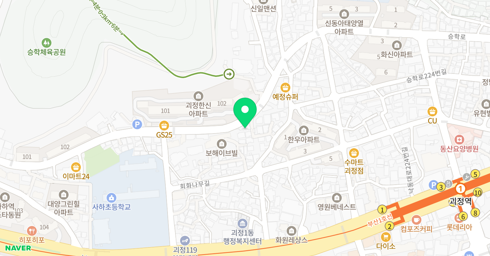 맨투맨 학원 위치