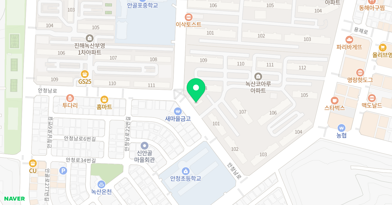 극동 태권도장 위치