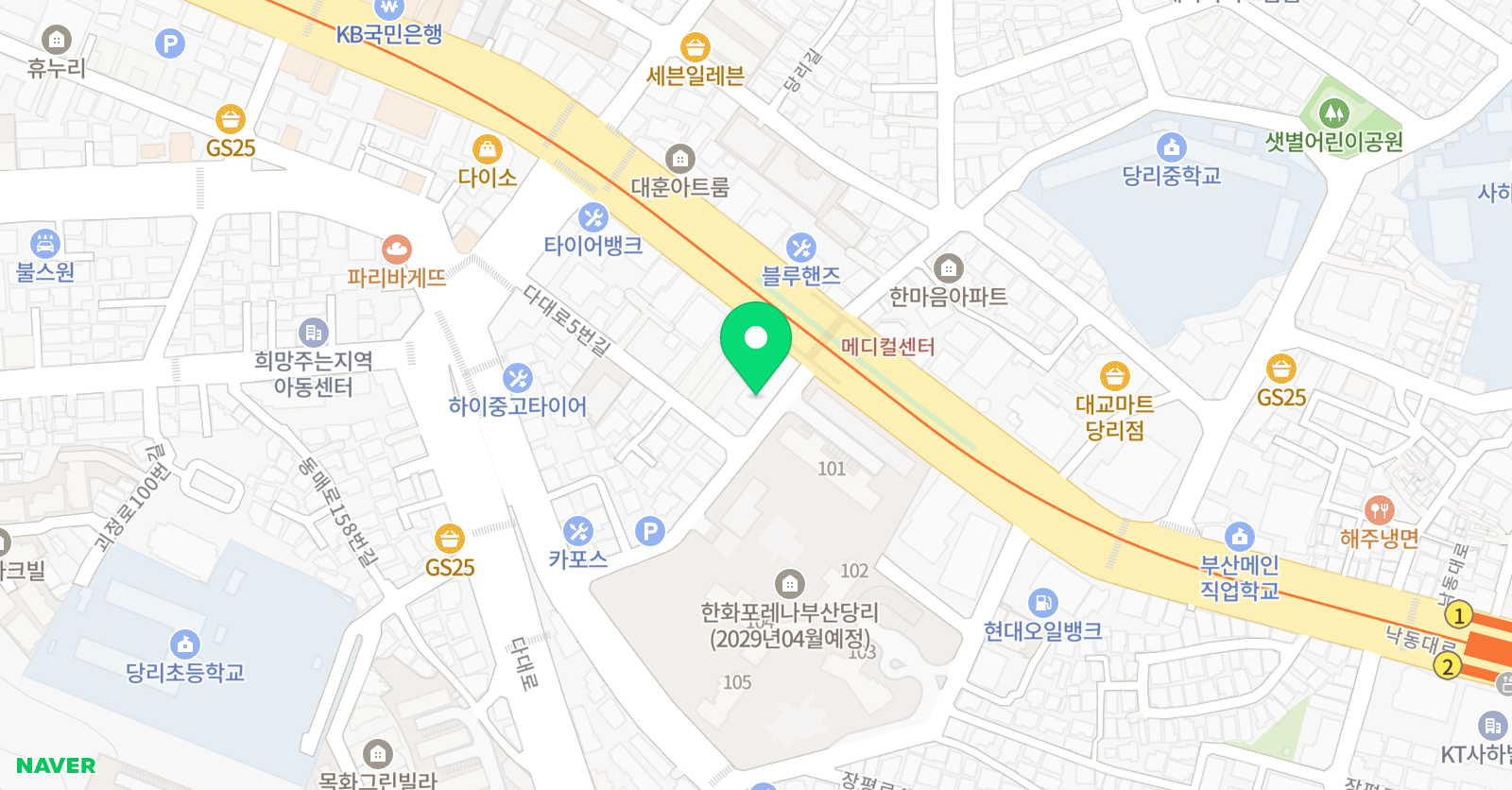 뉴E&M 수학전문학원 위치