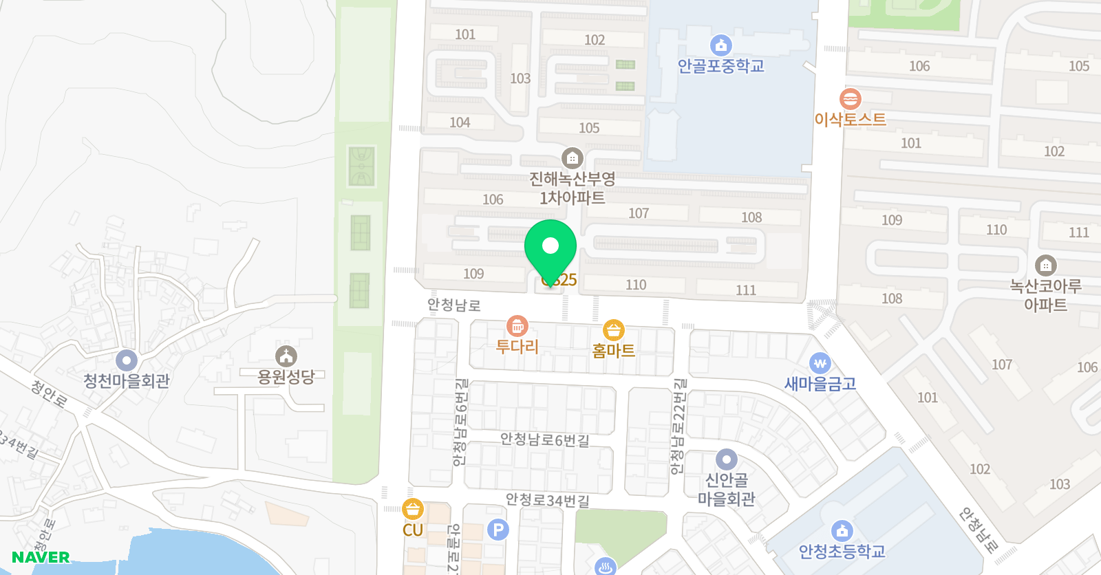 햇살가득한 미술교습소 위치