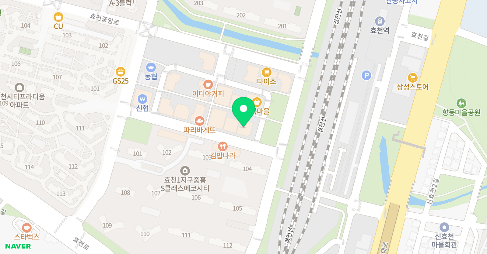 와이제이 영어학원 위치