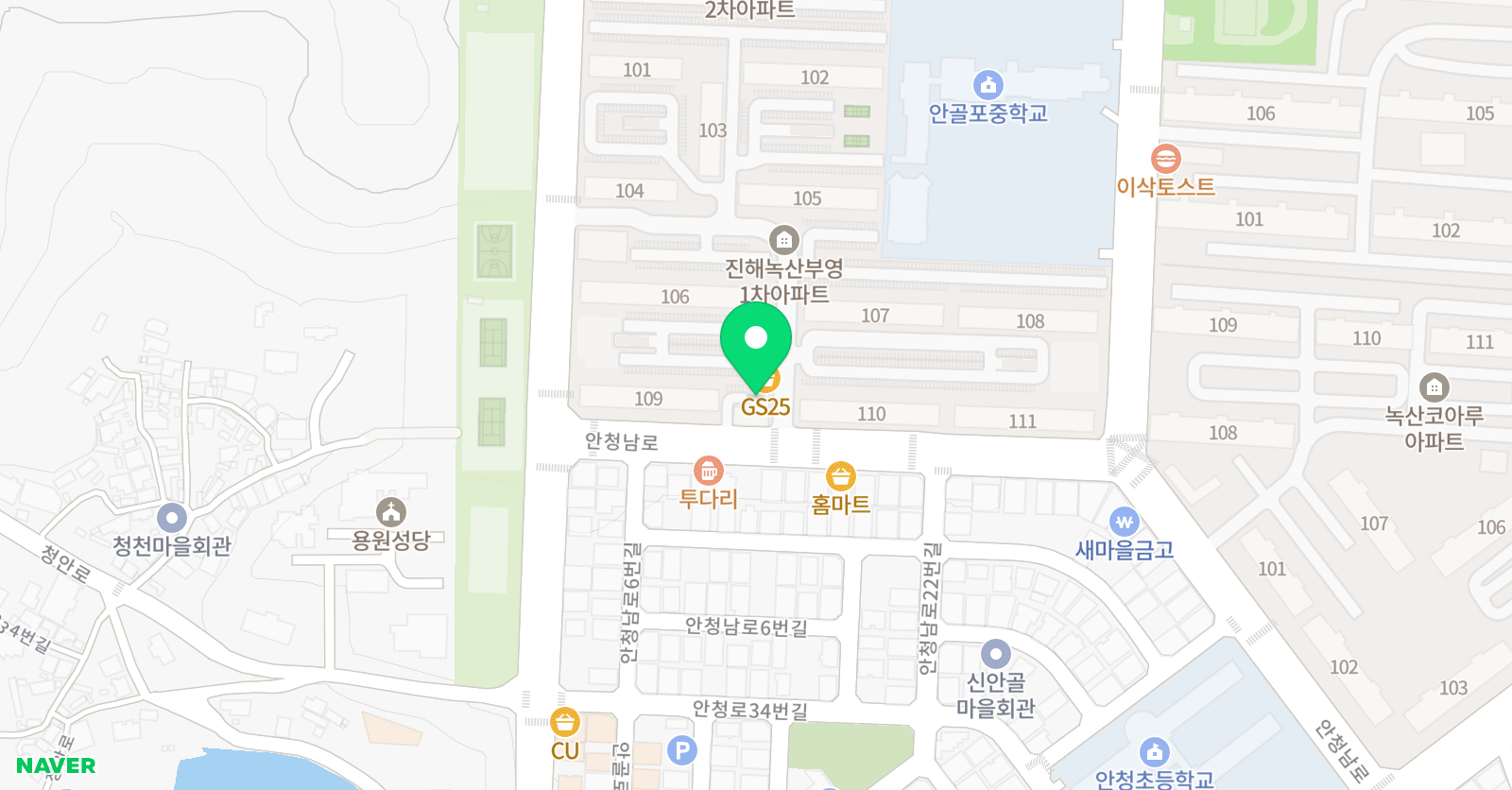 완빵 초등수학교습소 위치