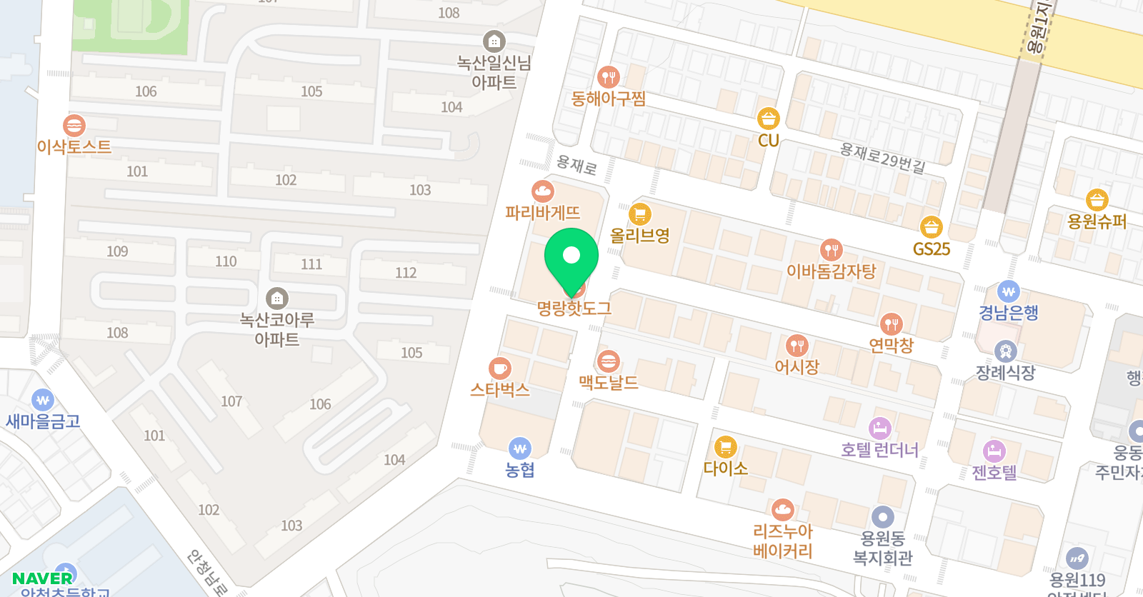 하모니 음악학원 위치