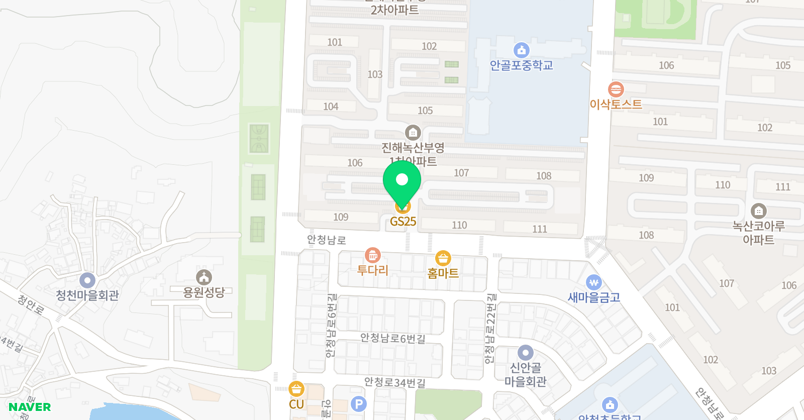 용원 GGE 영어교습소 위치