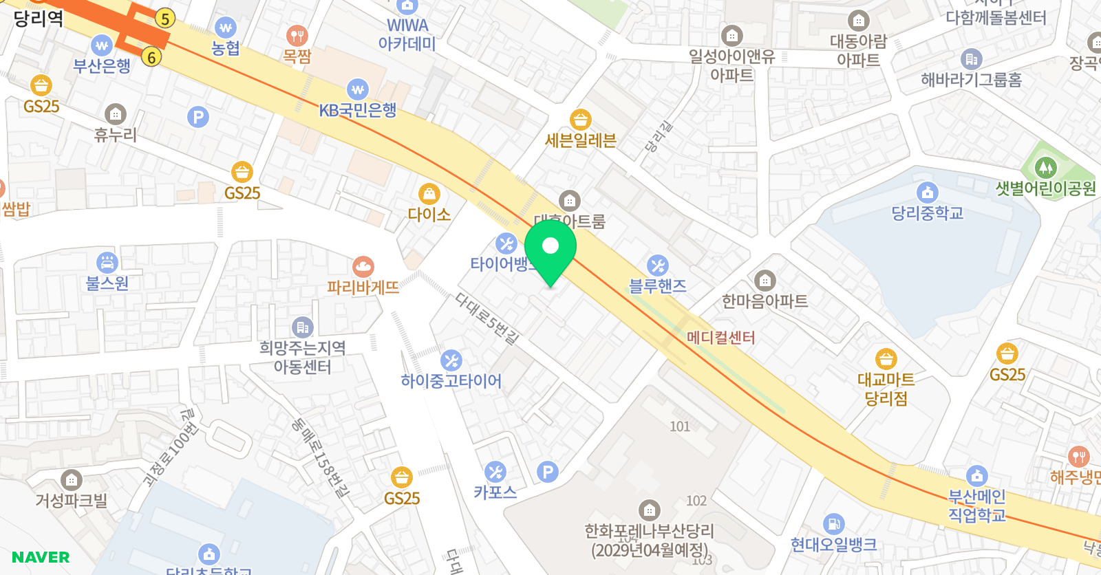 기회 수학전문학원 위치