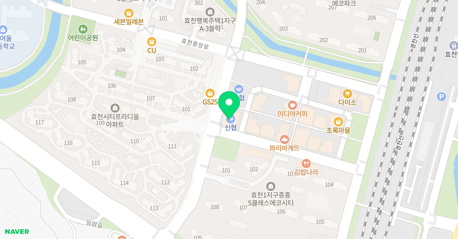 SES 영어학원 위치