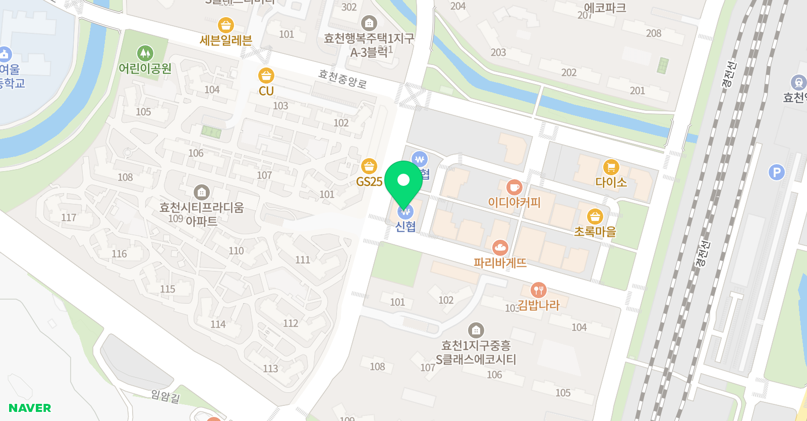 생각의질서 수학학원 위치