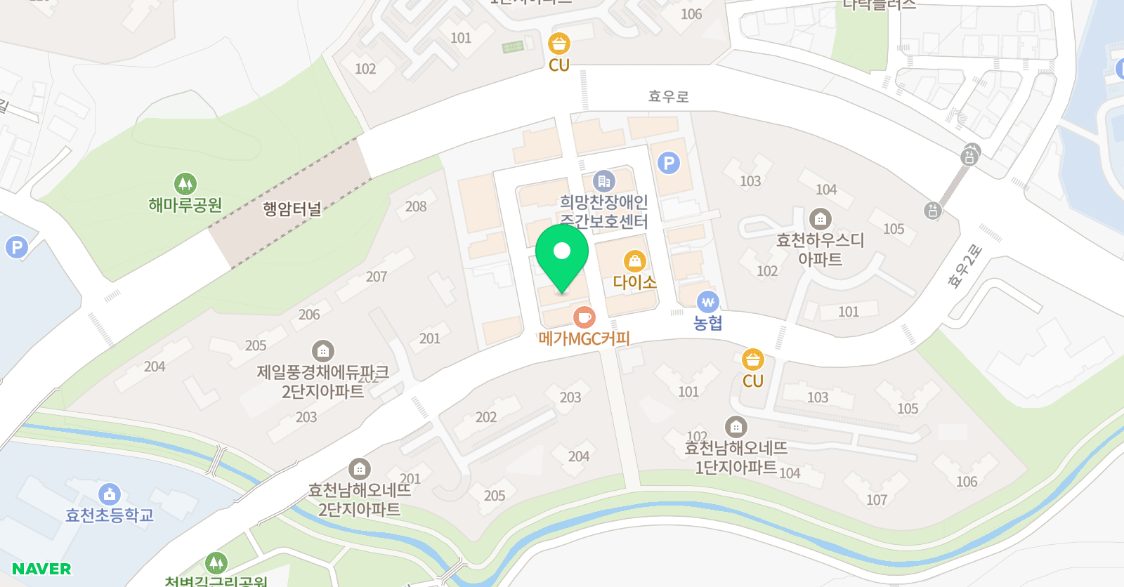 칸뮤직 음악학원 위치