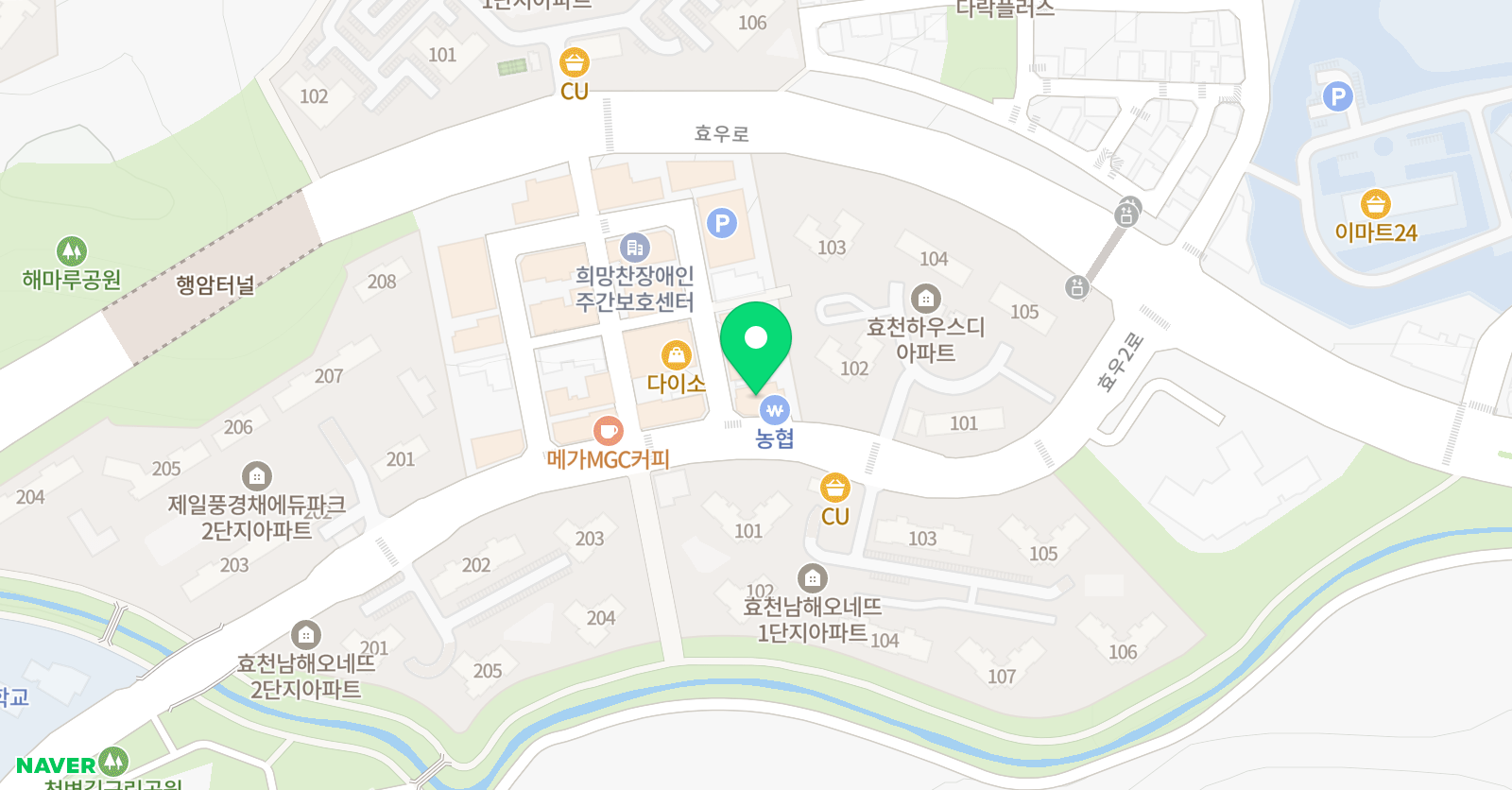 라벨 피아노학원 위치