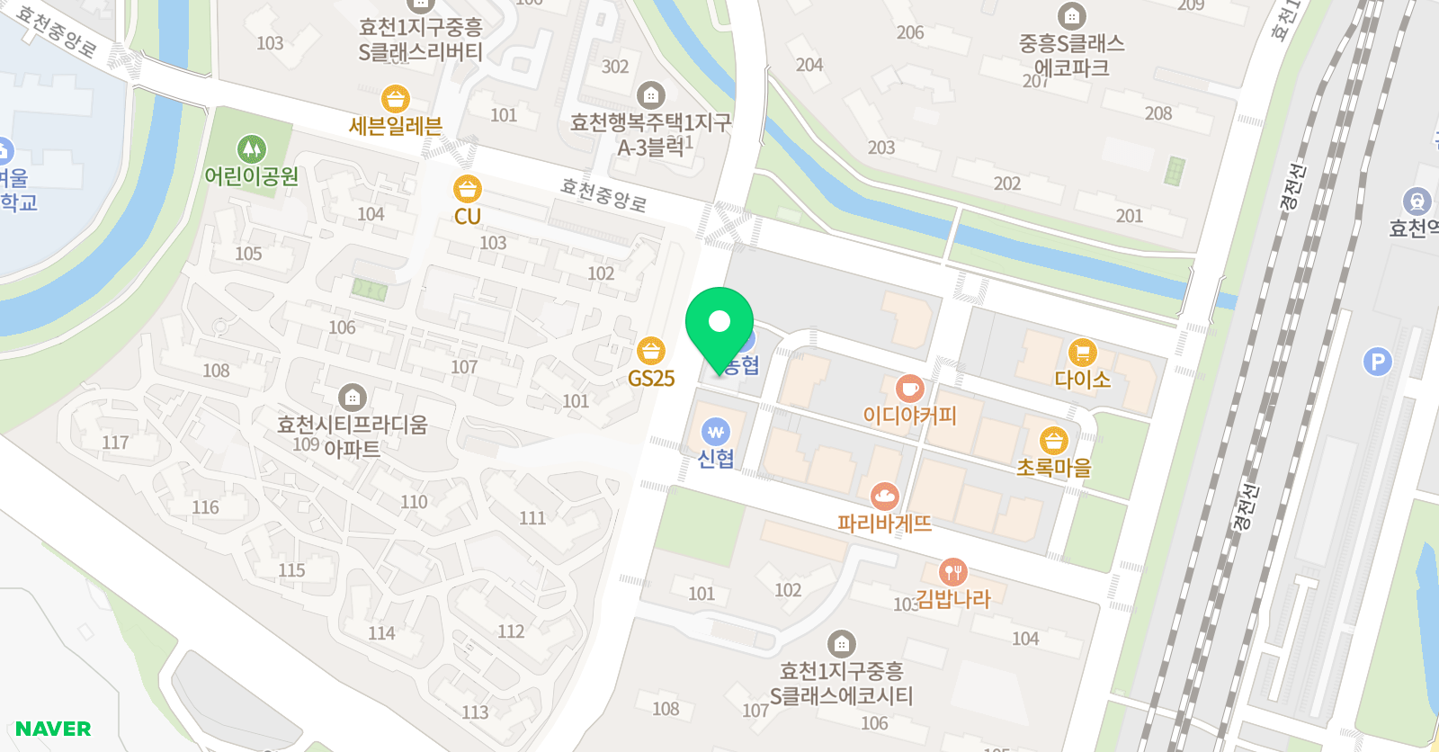 더하다 국어영어 효천1관 학원 위치