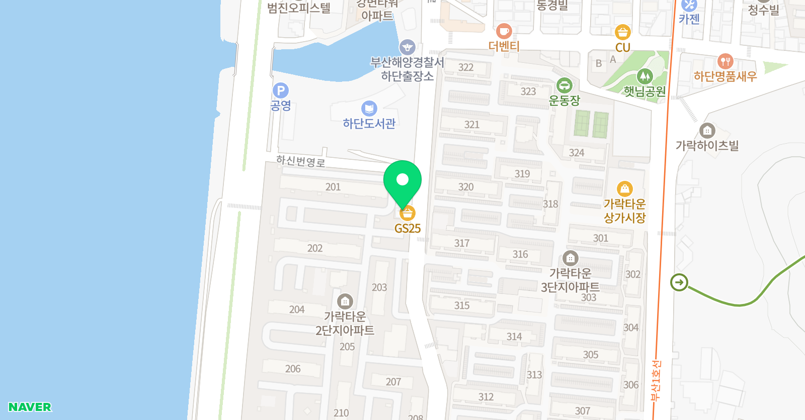 길잡이 수학전문학원 위치