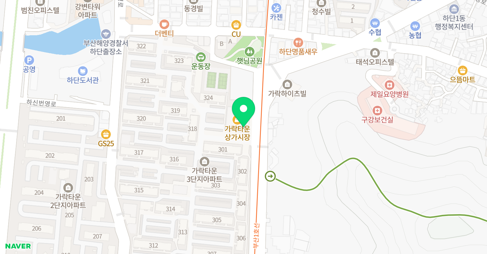 비전해법에듀 학원 위치