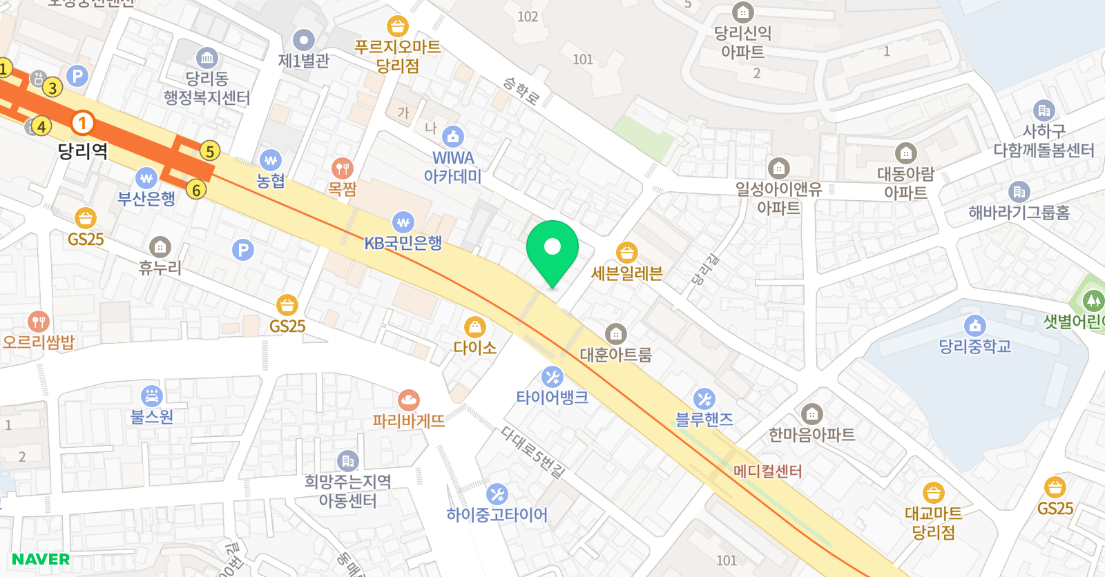 몬스터 영수학원 위치