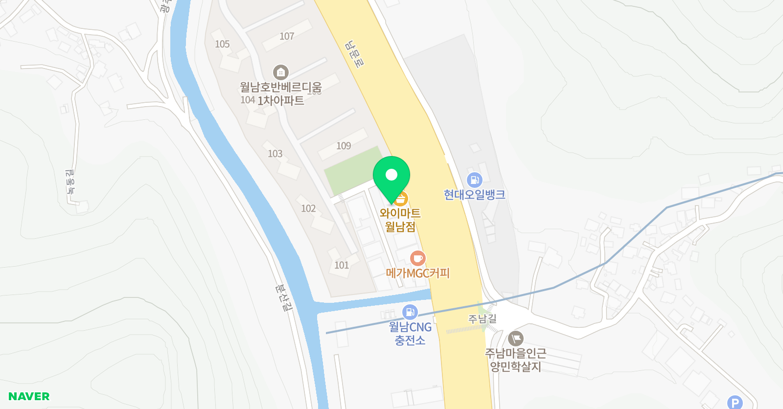 나르샤 태권도 위치
