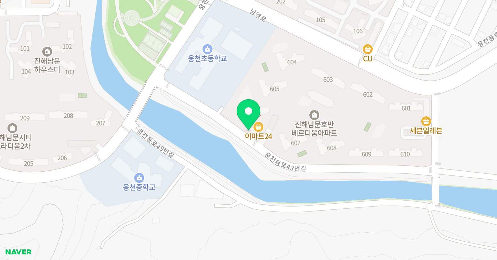 미래엔 영어 호반교습소 위치