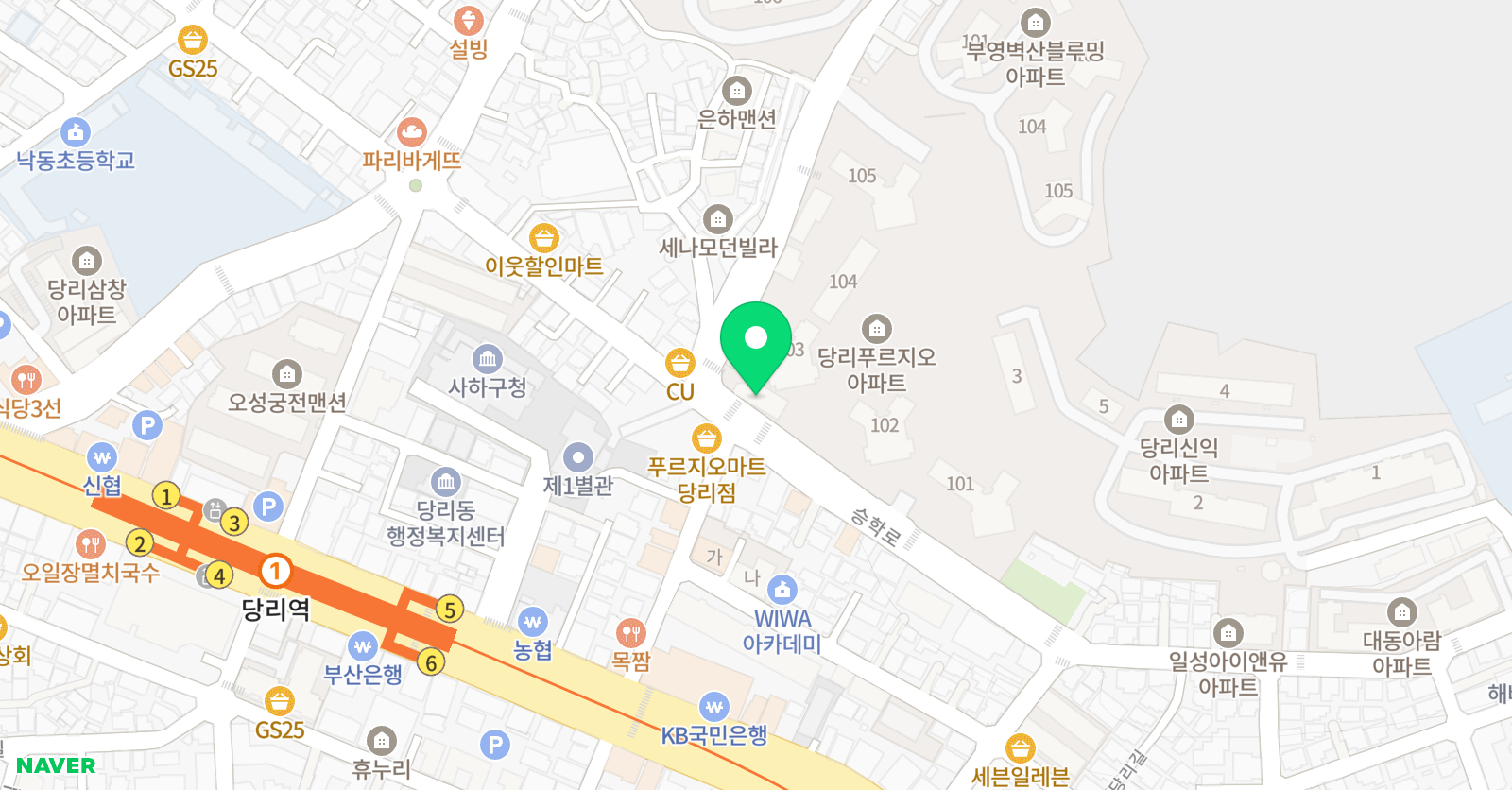 제일합기도 본관 위치