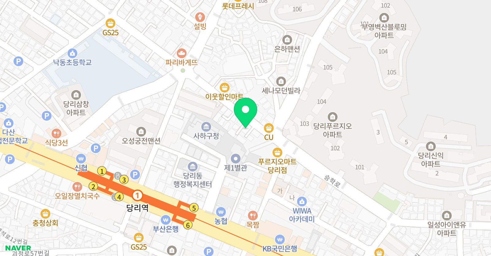더노블레스 학원 위치
