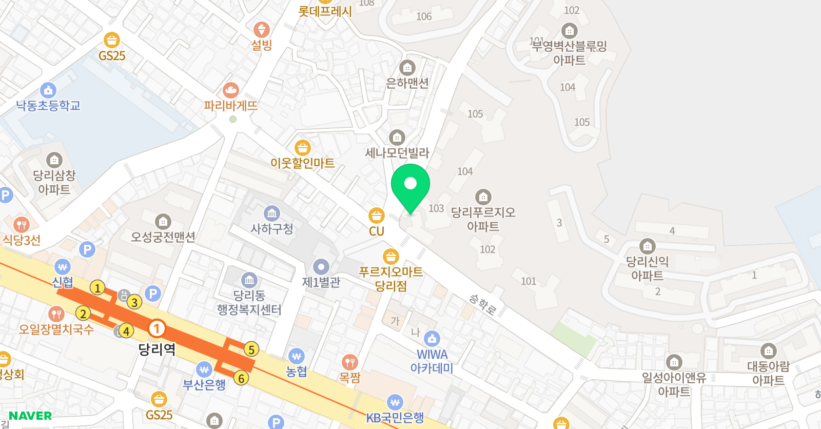 수학나침반 학원 위치