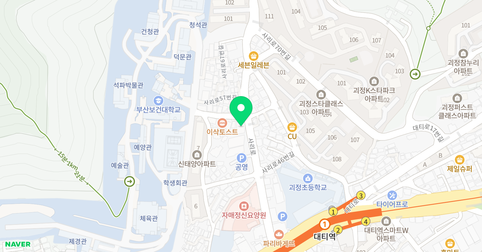 다감 학원 위치