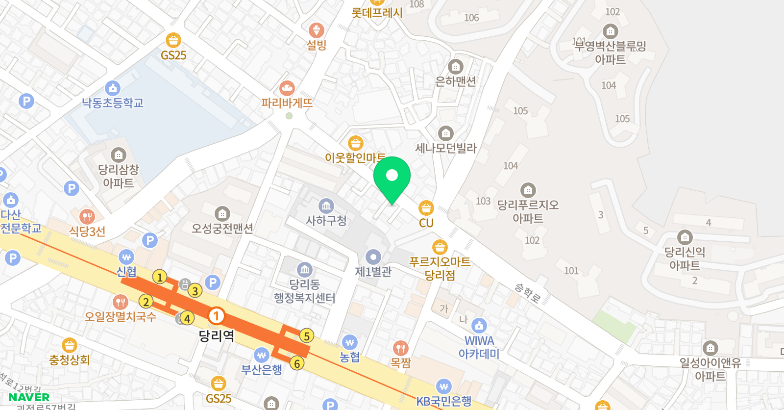 양정화 뮤직아카데미 위치