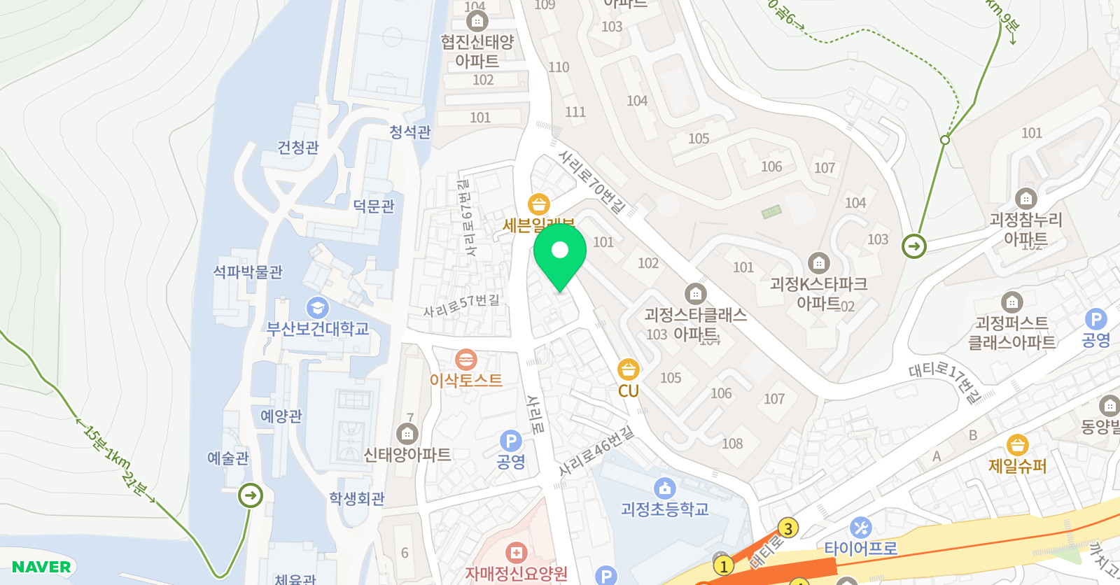 엄쌤 수학교습소 위치