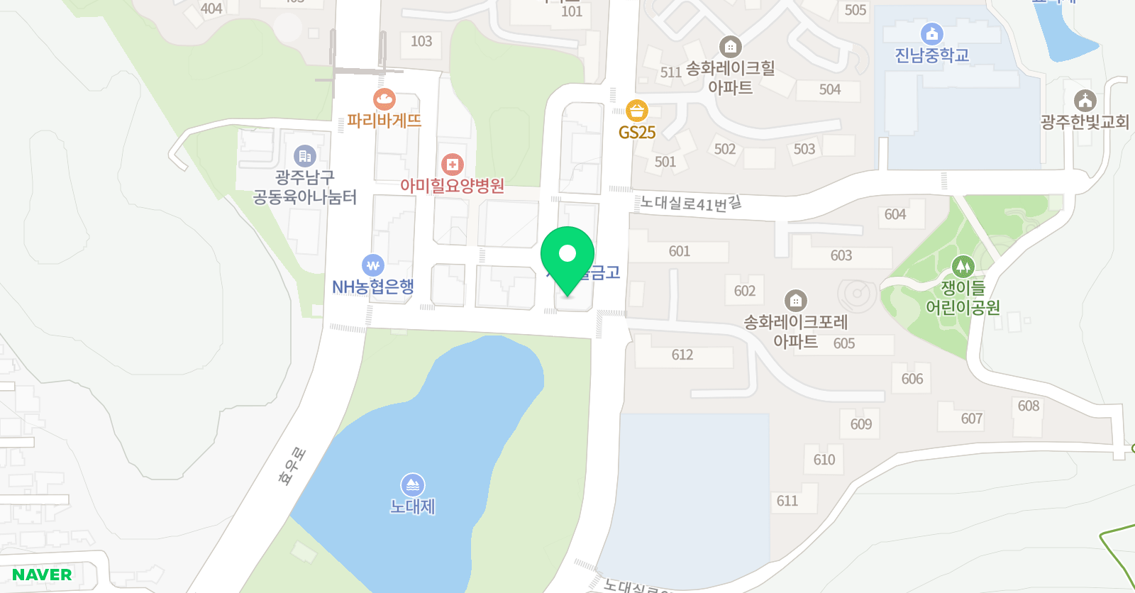 진월줄리어드 음악학원 위치