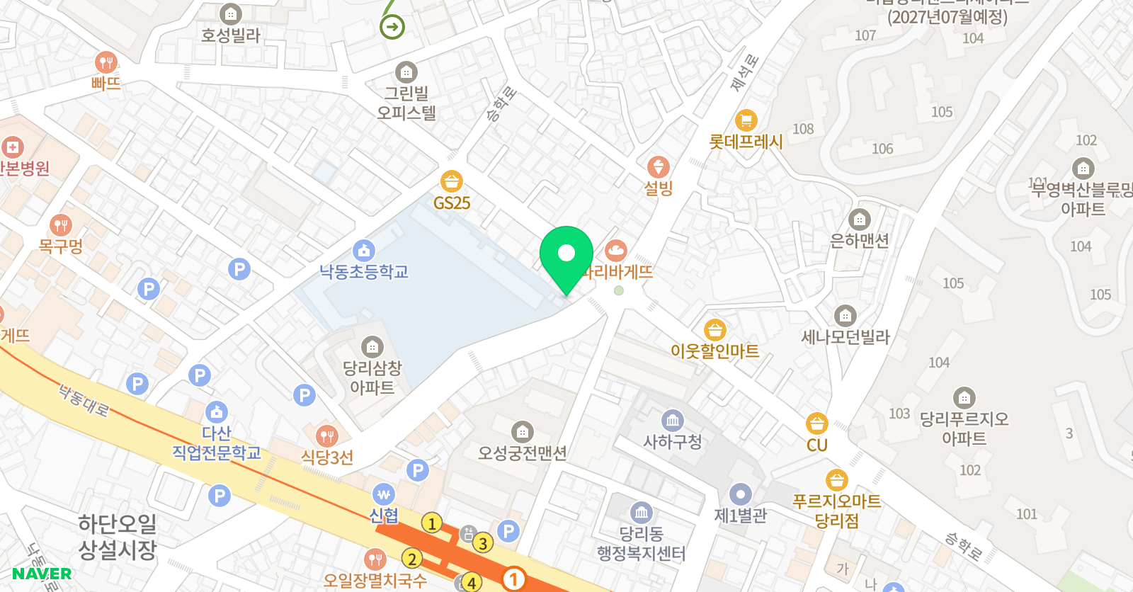 해강 음악학원 위치