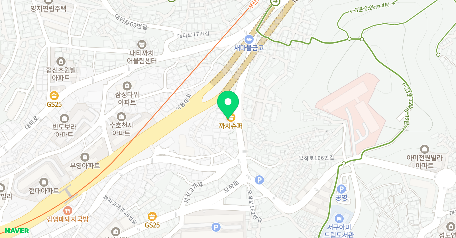 괴정예스 셈교실 위치