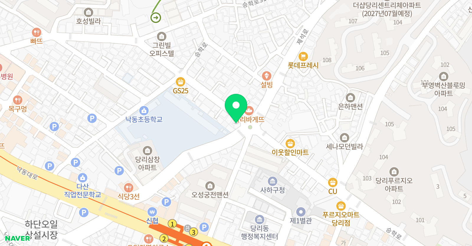 킴스엘리트 학원 위치