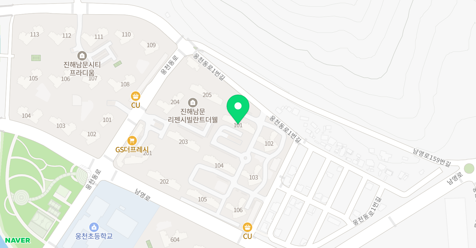 토론하는아이들 남문웅천GLE센터 위치