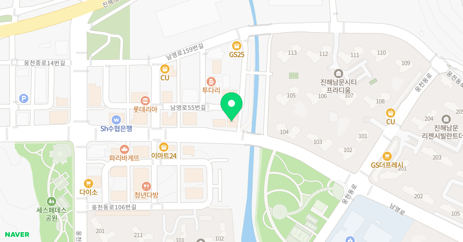 리틀타이거 태권도 위치